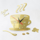Horloge Murale 3D DIY En Acrylique Pour Déco Maison Bureau Chambre Salon - www.yonis-shop.com