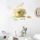 Horloge Murale 3D DIY En Acrylique Pour Déco Maison Bureau Chambre Salon - www.yonis-shop.com