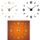 Horloge Murale 3D Sans Cadre Miroir Design Moderne Pour Décoration Maison Chambre 100x100cm - www.yonis-shop.com