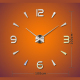 Horloge Murale 3D Sans Cadre Miroir Design Moderne Pour Décoration Maison Chambre 100x100cm - www.yonis-shop.com