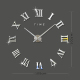 Horloge Murale DIY Grand Format Sans Cadre Numéros Romains Décoration Moderne Chambre Salon Cuisine Bureau 100x100cm - www.yo...
