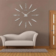 Horloge Murale 3D Décorative XXL Pour Salon Chambre Cuisine Bureau Taille 100x100cm Noire - www.yonis-shop.com