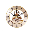 Horloge Quartz Métallique DIY Dorée Avec Anneau En Caoutchouc Pour Réparation Et Remplacement - www.yonis-shop.com
