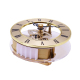 Horloge Quartz Métallique DIY Dorée Avec Anneau En Caoutchouc Pour Réparation Et Remplacement - www.yonis-shop.com