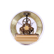 Horloge Quartz Métallique DIY Dorée Avec Anneau En Caoutchouc Pour Réparation Et Remplacement - www.yonis-shop.com