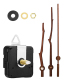 Kit De Réparation Horloge Murale DIY avec Aiguilles En Noyer Noir et Mouvement Résistant Pour Cadran 12 Pouces - www.yonis-sh...
