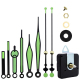 Kit Mouvement Quartz Silencieux Pour Horloge DIY Avec Aiguilles Lumineuses Taille Arbre 18.5mm