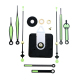 Kit Mouvement Quartz Silencieux Pour Horloge DIY Avec Aiguilles Lumineuses Taille Arbre 18.5mm - www.yonis-shop.com