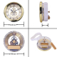Horloge Quartz Métallique Transparente DIY Accessoires 103mm Dorée Réparation et Remplacement Facile Pour Projets Créatifs - ...
