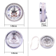 Horloge Métallique Transparente Quartz DIY Accessoires 148mm Argenté Cadran Romain - www.yonis-shop.com