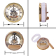 Horloge Métallique Transparente Quartz Idéale Pour DIY et Remplacement 97mm Or et Argent - www.yonis-shop.com