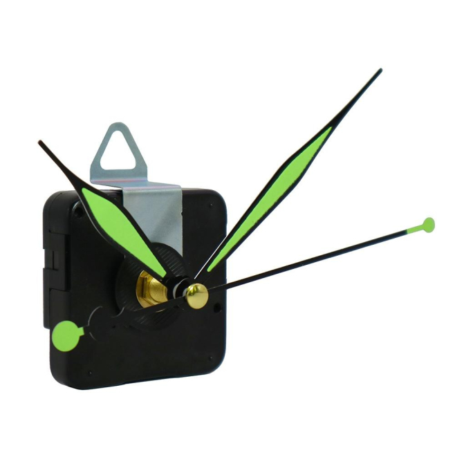 Kit De Mouvement D'Horloge Silencieuse Avec Aiguilles Lumineuses Pour Création Et Réparation - www.yonis-shop.com