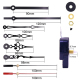 Kit Mouvement Quartz Horloge Précis Avec 3 Ensembles Aiguilles Pour DIY et Réparation - www.yonis-shop.com