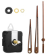 Kit De Réparation Horloge DIY Pièces Détachées Murales De Haute Qualité Pour Horloge 12 Pouces En Noyer Noir Résistant