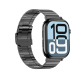 Montre Connectée Écran Couleur 2.04 Pouces Bracelet Acier Appels Bluetooth Fréquence Cardiaque Sommeil Sport Assistant Vocal ...