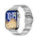 Montre Connectée Écran Couleur 2.04 Pouces Bracelet Acier Appels Bluetooth Fréquence Cardiaque Sommeil Sport Assistant Vocal ...