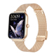 Montre Connectée Écran Couleur 1.75 Pouces Bracelet Acier Inoxydable Appels Bluetooth Étanche IP68 Autonomie 15 Jours Fonctio...