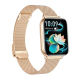 Montre Connectée Écran Couleur 1.75 Pouces Bracelet Acier Inoxydable Appels Bluetooth Étanche IP68 Autonomie 15 Jours Fonctio...