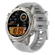 Montre Connectée Écran Couleur 1.43 Pouces Bluetooth Appel Surveillance Santé Argentée Étanche 5ATM - www.yonis-shop.com