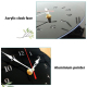 Horloge Murale Silencieuse Enfant Créative Champignon Coloré Décorative En Plexiglas Acrylic - www.yonis-shop.com