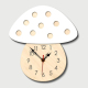 Horloge Murale Silencieuse Enfant Créative Champignon Coloré Décorative En Plexiglas Acrylic - www.yonis-shop.com
