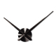 Horloge Murale DIY En Acier Inoxydable Avec Effet Miroir Pour Décoration Maison Et Bureau Noire - www.yonis-shop.com