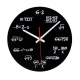 Horloge Murale Décorative En Acrylique Design Mathématique Pour Salon Silencieuse Et Facile À Installer - www.yonis-shop.com