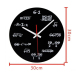 Horloge Murale Décorative En Acrylique Design Mathématique Pour Salon Silencieuse Et Facile À Installer - www.yonis-shop.com