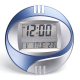 Horloge Électronique Silencieuse LCD Caractères Larges Affichage Température et Calendrier Design Moderne 12/24H avec Fonctio...