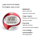 Horloge Électronique Silencieuse LCD Caractères Larges Affichage Température et Calendrier Design Moderne 12/24H avec Fonctio...