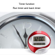 Horloge Électronique Silencieuse LCD Caractères Larges Affichage Température et Calendrier Design Moderne 12/24H avec Fonctio...