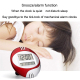 Horloge Électronique Silencieuse LCD Caractères Larges Affichage Température et Calendrier Design Moderne 12/24H avec Fonctio...