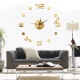 Horloge Murale Moderne 3D Avec Oiseaux Et Feuilles Rouges Décorative Facile À Installer Pour Salon 62x62cm Fonctionne Avec Pi...