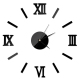 Horloge Murale Moderne Effet Miroir 3D Rouge Design DIY Style Romain Avec Stickers - www.yonis-shop.com