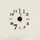 Horloge Murale DIY En Acrylique Doré Avec Mouvement Silencieux Quartz Pour Décoration Créative - www.yonis-shop.com