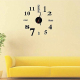 Horloge Murale DIY En Acrylique Doré Avec Mouvement Silencieux Quartz Pour Décoration Créative - www.yonis-shop.com