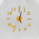 Horloge Murale DIY En Acrylique Doré Avec Mouvement Silencieux Quartz Pour Décoration Créative - www.yonis-shop.com