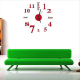 Horloge Murale DIY En Acrylique Doré Avec Mouvement Silencieux Quartz Pour Décoration Créative - www.yonis-shop.com