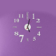 Horloge Murale DIY En Acrylique Doré Avec Mouvement Silencieux Quartz Pour Décoration Créative - www.yonis-shop.com