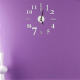 Horloge Murale DIY En Acrylique Doré Avec Mouvement Silencieux Quartz Pour Décoration Créative - www.yonis-shop.com
