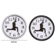 Horloge Murale Design Homme D'Affaires Silencieuse En Verre Haute Qualité Décoration Originale Durabilité Assurée - www.yonis...