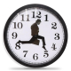 Horloge Murale Design Homme D'Affaires Silencieuse En Verre Haute Qualité Décoration Originale Durabilité Assurée - www.yonis...