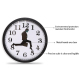 Horloge Murale Design Homme D'Affaires Silencieuse En Verre Haute Qualité Décoration Originale Durabilité Assurée - www.yonis...