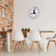 Horloge Murale Design Homme D'Affaires Silencieuse En Verre Haute Qualité Décoration Originale Durabilité Assurée - www.yonis...