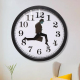 Horloge Murale Design Homme D'Affaires Silencieuse En Verre Haute Qualité Décoration Originale Durabilité Assurée - www.yonis...