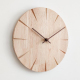 Horloge Murale En Bois Massif 12 Pouces Pour Salon Chambre Bureau Décoration Élégante Et Précise - www.yonis-shop.com