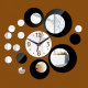 Horloge Murale Décorative 3D Stéréo Acrylique Miroir Moderne Pour Salon Style Abstrait Étanche Anti-Corrosion - www.yonis-sho...