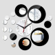 Horloge Murale Décorative 3D Stéréo Acrylique Miroir Moderne Pour Salon Style Abstrait Étanche Anti-Corrosion - www.yonis-sho...