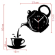 Horloge Murale 3D DIY Moderne En Acrylique Pour Cuisine Salon Et Salle À Manger - www.yonis-shop.com