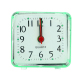 Horloge Digitale Carrée Rose Compacte et Silencieuse pour Chambre ou Bureau - www.yonis-shop.com
